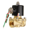 2W-200-20 AC220V 3/4inch Brass Electric Solenoid Valve Water Air Fuels