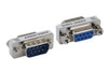 Mini DB9 9 Pin Male to Female M/F Serial/At Modem Mini Adapter Gender Changer Coupler RS-232 Straight through Peripheral
