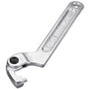 Adjustable Hook C Type Wrench Spanner Tool Nuts Bolts Hand Tool 19-51mm / 32-76mm / 51-120mm with Scale