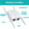 WSKY 1200Mbps Wifi Range Extender, 2.4 & 5Ghz Signal Booster Repeater Cover up to 4500 Sq.Ft with Access Ethernet Port for Home