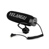 YELANGU MIC08 Recording Wired Anti-noise Microphone for Camera Phone Recording /Streaming /News interview/Video Shooting YouTube Skype (Black)