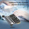 7 Port PCI USB 3.0 Card - Standard & Low-Profile - SATA Power - UASP Support - 1 Internal & 6 External USB 3.0 Ports (PEXUSB3S7)