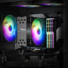 CPU Cooler V5 Computer PC Heatsink W/ 5 Heatpipes 120Mm PWM & ARGB Fan for LGA 1700 1200 1150 AMD AM4 Am3-Black