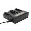 Ruibo Fast Quick Dual Battery Charger For Sony NP-F970 NP-F770 F750 F550 F960