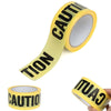 50m x 5cm Roll Yellow Caution Warning Adhesive Tape Sticker For Safety Barrier Police Barricade