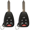 2 PACK  Keyless Entry Remote Control Car Key Fob Ignition Key Replacement M3N5WY72XX for 2004-2007 Chrysler Town & Country Dodge Grand Caravan
