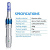 Professional Microneedle Pen Rechargeable Electric Roller Dr Pen A6 With 12 Needle Cartridges