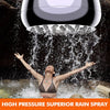High Pressure Shower Head Boosting Pressure Ultimate Shower Experience Even at Low Water Flow Pressure Indoor/ Outdoor
