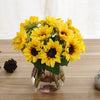 6 Branches Sunflower Artificial Flowers Home Decoration Wedding Supply