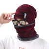 Men's Hiking Cap Ski Hat Beanie Hat 2 PCS Winter Outdoor Windproof Warm
