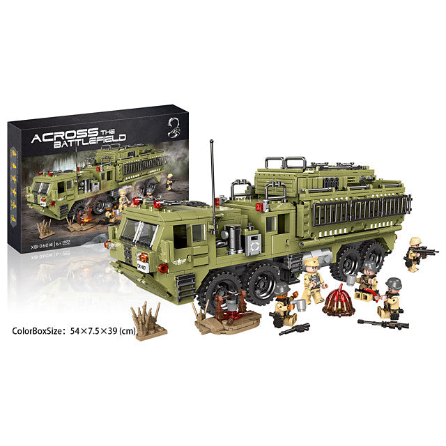Building Blocks Military Blocks Vehicle Playset Educational Toy Construction Set Toys 1377 pcs