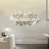 Wall paper 3D Fashion Diamond Decorative Mirror Wall Stickers