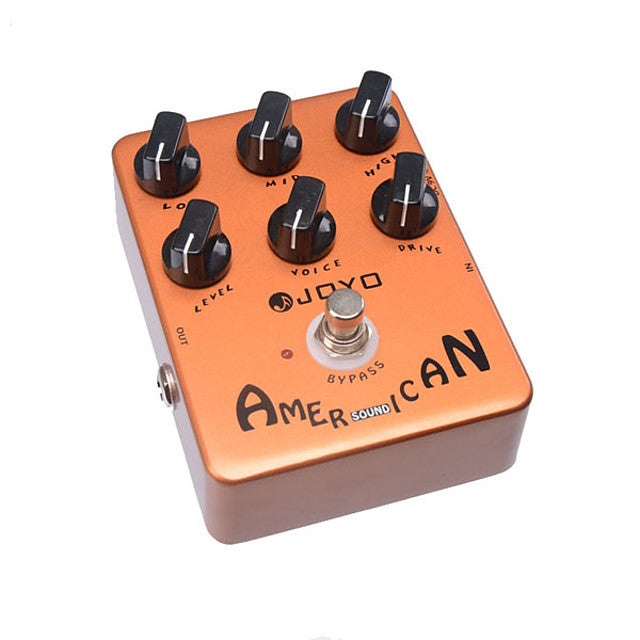 Joyo JF-14 American Sound Effects Pedal with Fender Deluxe Amp Simulator and Unique Voice Control
