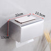 Bathroom Toilet Tissue Box Stainless Steel Tray Carton Hotel Roll Tray Paper Towel Holder
