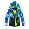 Boys' Girls' Hiking Jacket Ski Jacket Hiking Windbreaker Outdoor Camo Waterproof Windproof Fleece Lining Breathable Jacket