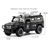 1:32 Toy Car Model Car Vehicles Police car Cool Music & Light Pull Back Vehicles Aluminium Alloy
