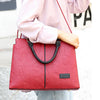 Women's Bags PU Leather Bag Set 2 Pieces Purse Set Zipper Bag Sets Daily Date Black Blue Red
