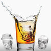 Party 6 Cavity Skull Head Ice Mold Skeleton Silicone Ice Cubes Drinks Whiskey Beer