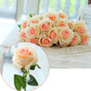 Artificial Flowers 10 Branch European Style Roses Tabletop Flower