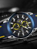 men’s analogue sport chronograph quartz luminous watch