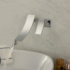 Bathroom Sink Tap - Waterfall Chrome Wall Mounted Two Holes / Single Handle Two Holes Bath Taps