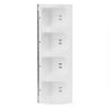 2500mAh Battery+ 4-Slot Charging Dock w/ Indicator for Wii U - White