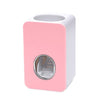 New Automatic Toothpaste Dispenser Toothbrush Holder Wall Mounted Toothpaste Lazy Dispenser Bathroom Accessories Set