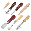 7pcs Leather Craft Tool Hand Cutter Stitching Sewing DIY Leather Tools Kit