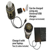 led rechargeable lantern - 200 hours of light plus a phone charger