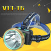 Headlamps Headlight LED 1 Emitters 4 Mode with Batteries and USB Cable