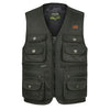 Men's Hiking Vest / Gilet Fishing Vest Outdoor Solid Color Lightweight Breathable