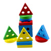 Building Blocks Shape Sorter Toy Hand-made Kid's Child's All 1 pcs