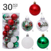 30 Pcs 6cm Christmas Balls Ornaments for Xmas Tree - Shatterproof Christmas Tree Decorations Hanging