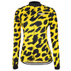 21Grams Women's Long Sleeve Cycling Jersey Winter Spandex Polyester Black / Orange Purple Red Leopard Bike Jersey Top Mountain Bike MTB Road Bike Cycling Thermal / Warm Breathable Quick Dry Sports