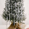 12pcs Christmas Transparent Icicle Pendant New Christmas Tree Decoration