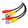 Cables 2Pcs 100ft Video Power Cables BNC RCA with Bonus Connectors for Security Systems 3000cm 1.8kg