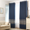 Two Panel European Classical Style Linen Thick Shading Curtains